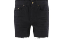 SAINT LAURENT Denim Shorts Women's Black