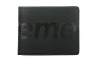 LOUIS VUITTON Supreme Collaboration Epi Leather Card Holder, Wallet Men's Black