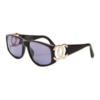 CHANEL 2000s Cc Rectangle-frame Sunglasses
