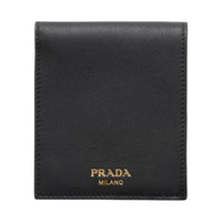 PRADA Leather Wallet Men's Black