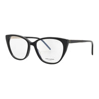 SAINT LAURENT Acetate Butterfly Eyeglass Frames Unisex Black/Gold