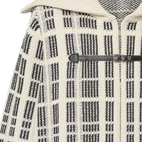 LOUIS VUITTON Graphic Tweed Knit Coat