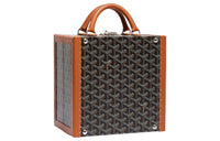 GOYARD Canvas With Leather Portable Pet Handbag Merch Unisex Brown