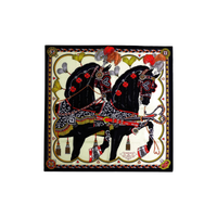 HERMES Silk Scarves Women's Multicolor