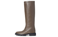 CELINE Knee high Boots Women's Khaki Green