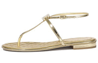 CHANEL Strap Sandals Women's Gold