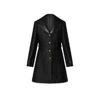 LOUIS VUITTON Coat Women's Black