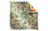 HERMES Silk Scarves Women's Green