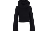 SAINT LAURENT Straight Hem Long-Sleeved Hoodie