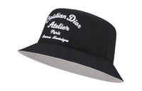DIOR Cotton Bucket Hats Men's Black