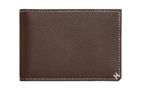 HERMES Evercolor Calfskin Card Holder Women's 44 Moka Mocha