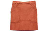 HERMES Denim Short Skirts Women's Orange
