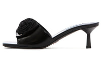 PRADA Antibacterial Slide Slippers Women's Black