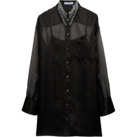 PRADA FW24 Long-Sleeved Dresses Women's Black