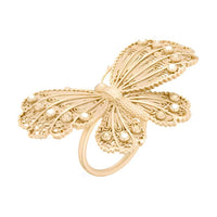 DIOR Resin Metal Rings Women's Gold