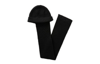 Loro Piana Knit Scarves Women's Black