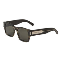 SAINT LAURENT Square Sunglasses Men's Black Brown