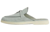 Loro Piana Wrap-toe Slippers Men's Blue