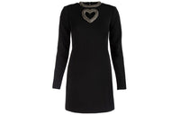 SAINT LAURENT Long-Sleeved Dresses Women's Black