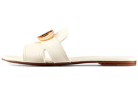 DIOR 30 Montaigne Fashion Slippers Women's White