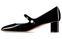 DIOR Jolie Dior Chunky Heel High Heels 5cm Women's Black
