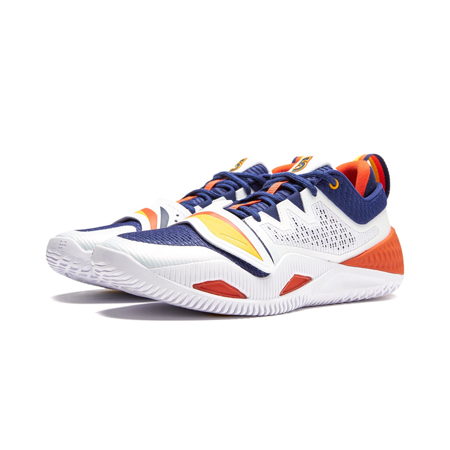 Li-Ning BadFive Furious 2 'White Blue Orange' ABFU011-1