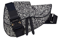 DIOR Saddle Calfskin Saddle Bag Shoulder Bag Crossbody Bag Men's Navy