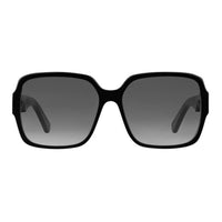 LOUIS VUITTON Acetate Square Sunglasses Women's Black