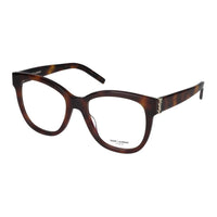 SAINT LAURENT Acetate Cat Eye Eyeglass Frames Women's Brown