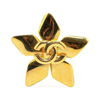 CHANEL 1996 Cc Flower Costume Brooch