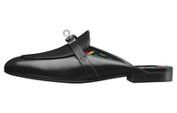 HERMES Oz Mules 'Fubao Avenue's Rainbow' Stylish Sandals Women's Black