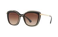 CHANEL Irregular Shape Sunglasses Women's Black