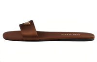 PRADA Slip Resistant Slide Slippers 0.5cm Women's Brown
