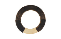 SAINT LAURENT Wood detail Chunky Bangle