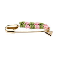 PRADA Metal Brooches Unisex Green