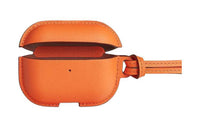 HERMES Swift Leather AirPods Pro Protective Case Earphone Case Unisex Orange