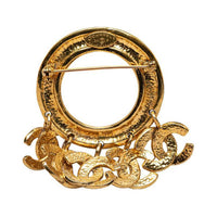 CHANEL Pre-Owned 1994 CC Swing Costume Brooch