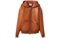 MIU MIU Leather Jacket Women's Cognac