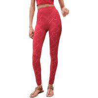 HERMES Leggings Women's Red