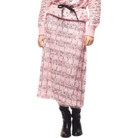 CHANEL Casual Long Skirts Women's Light Pink