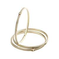 CHANEL Metal Bangles Women's Gold