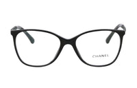 CHANEL Eyeglass Frames Women's Black