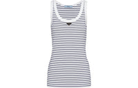 PRADA Tank Tops Women's White Blue