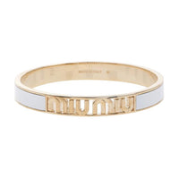 MIU MIU Metal Bracelets Unisex White