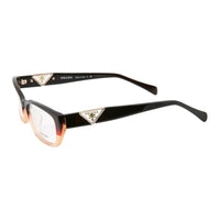 PRADA Plate Frame Rectangular Eyeglass Frames Unisex Multicolor