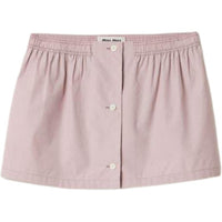 MIU MIU FW24 Casual Short Skirts Women's Pink