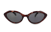 CELINE Plate Frame Butterfly Sunglasses Women's Tortoiseshell
