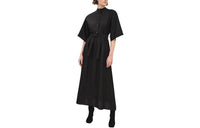 HERMES Short-Sleeved Dresses Women's Black