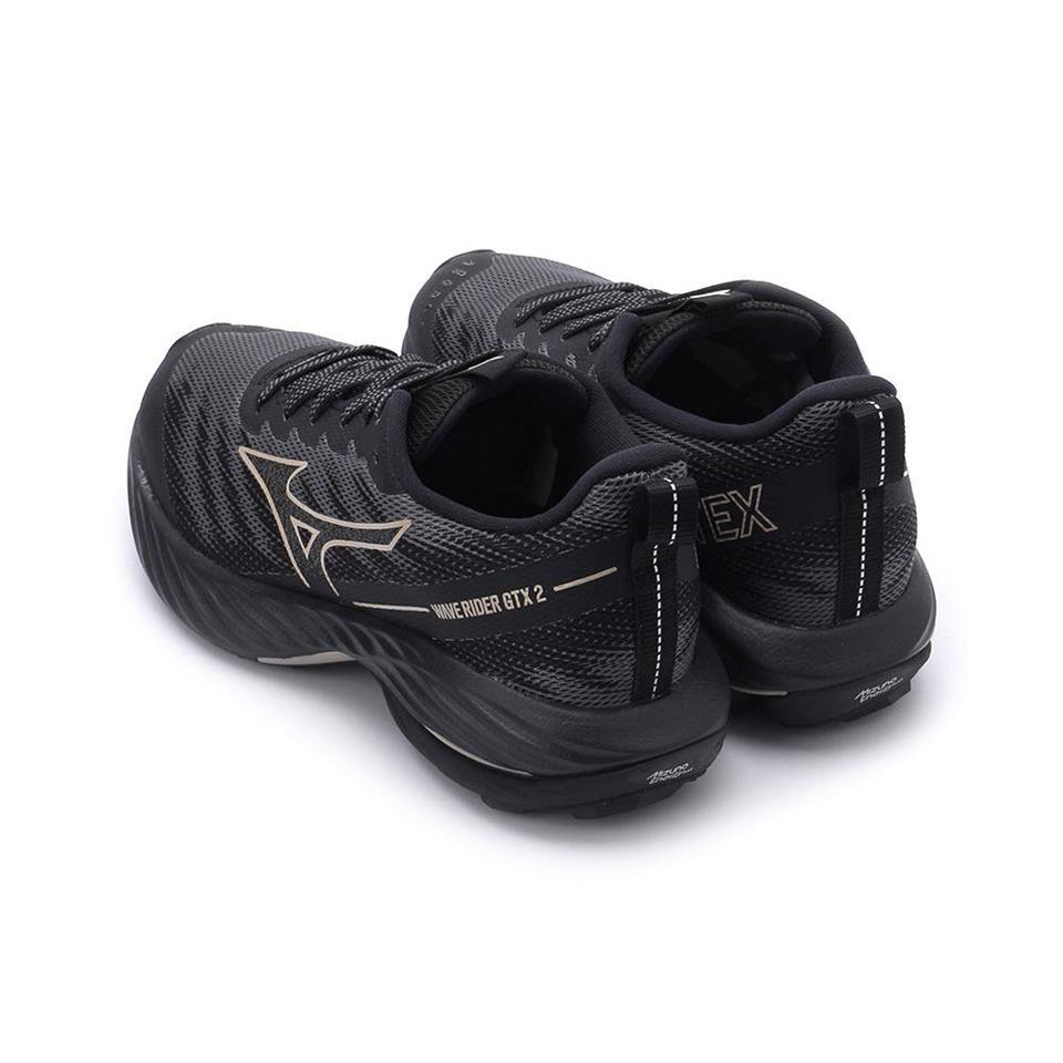 (WMNS) Mizuno Wave Rider Gore-Tex 2 Super Wide 'Black Gold' J1GD248021