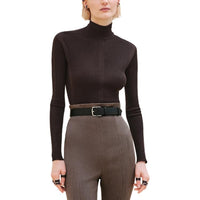 HERMES FW24 Knitwear Women's Ebony Brown